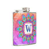 Flasques Psychédéélie de la fiole de la hanche enveloppée d (Droite)