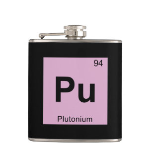 Flasques Pu - Chimie du Plutonium Symbole du tableau périod
