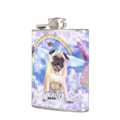 Flasques Pug unicorn (Gauche)