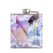 Flasques Pug unicorn (Dos)