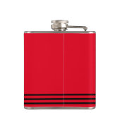 Flasques Puis c'est Hockey Vinyl Wrapper Flask (Dos)