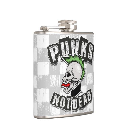 Flasques Punks pas mort crâne Mohawk Punk Rock Rocker (Droite)
