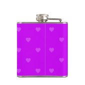 Flasques Purple hearts pattern (Dos)
