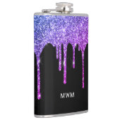 Flasques Purple Parties scintillant rose gouttes Étincelle  (Droite)