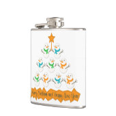 Flasques Pyramide des sapins de Noël faite de bonhommes de  (Gauche)