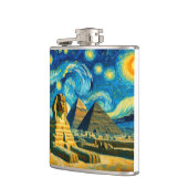 Flasques Pyramides nocturnes étoilées Sphinx Egypte (Gauche)