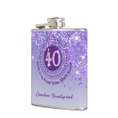 Flasques Quarante ans et Paillettes Violettes & Citation su (Gauche)