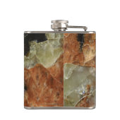 Flasques Quartz orange, noir et clair (Dos)