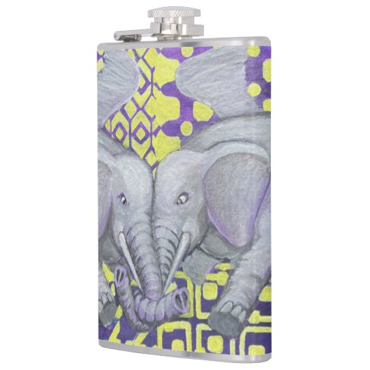 Flasques Quatre ailes-éléphants- (Gauche)