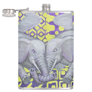 Flasques Quatre ailes-éléphants-