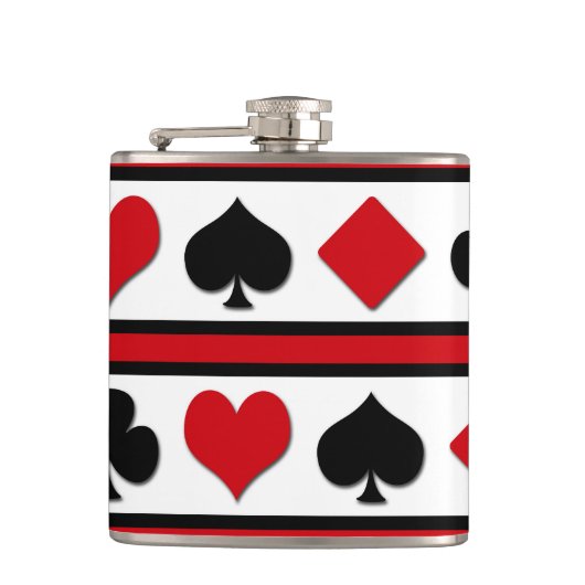 Flasques Quatre combinaisons de cartes (Devant)