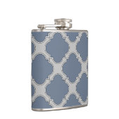 Flasques Quatrefoil gris bleu (Droite)