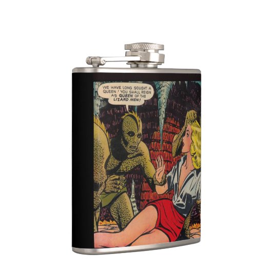 Flasques Queen of the Lizard People - Couverture comique (Droite)