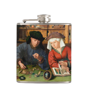 Flasques Quentin Matsys - Le Moneylender et sa femme