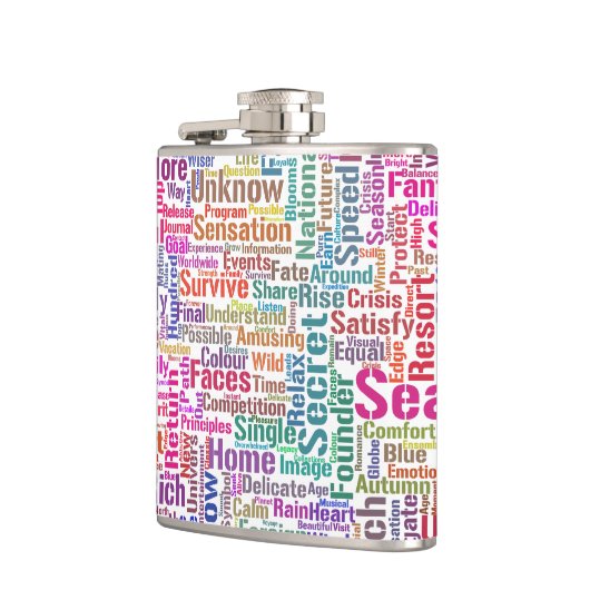 Flasques Question Apprendre Nuage MotssTexte Motif Message (Gauche)