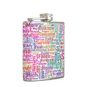 Flasques Question Apprendre Nuage MotssTexte Motif Message (Droite)