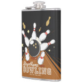 Flasques Quilles de billard grève de bowling personnalisées (Gauche)