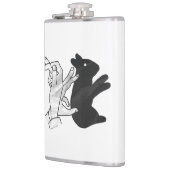 Flasques Rabbit Silhouette main (Gauche)