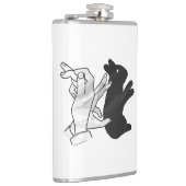 Flasques Rabbit Silhouette main (Droite)