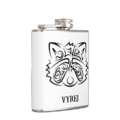 Flasques Raccoon tribal noir et blanc (Droite)