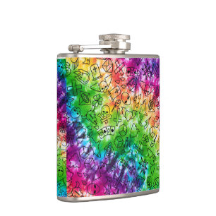 Flasques Rainbow Doodle