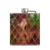 Flasques Rainbow Dragon Scales Texture (Dos)