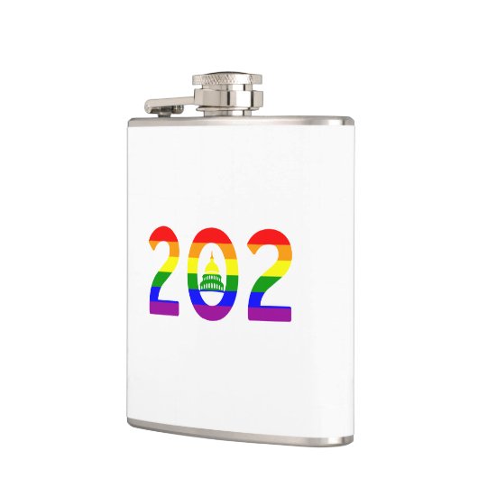 Flasques Rainbow Pride Washington D.C. (Gauche)