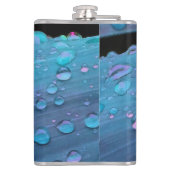 Flasques Raindrops Closeup, Spacey Blues (Dos)