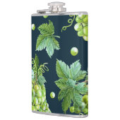 Flasques Raisin vert : Aquarelle Motif foncé (Gauche)