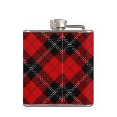 Flasques Ramsay tartan rouge noir plaid (Dos)