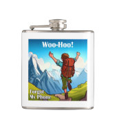 Flasques Randonnée Woo-Hoo a oublié mon téléphone (Devant)