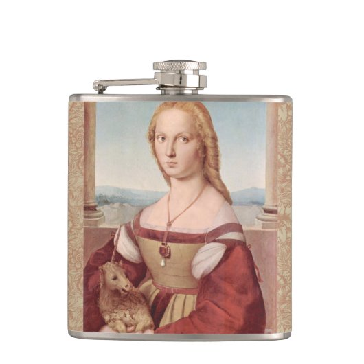 Flasques Raphael Dame et la Licorne Classique beaux-arts (Devant)