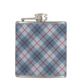 Flasques Rayure Bleu-Rouge de plaid polarisé (Devant)