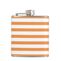 Rayure horizontale orange et blanche