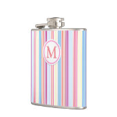 Flasques Rayures en pastel (Gauche)