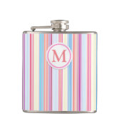 Flasques Rayures en pastel (Devant)