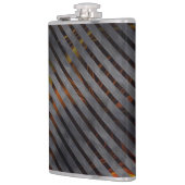 Flasques Rayures transversales grises, rubans de carbone, r (Gauche)