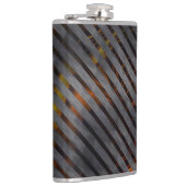 Flasques Rayures transversales grises, rubans de carbone, r (Droite)
