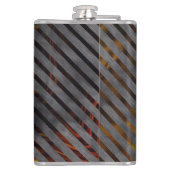 Flasques Rayures transversales grises, rubans de carbone, r (Dos)