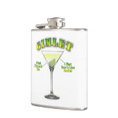 Flasques Recette de cocktail Gimlet Martini Art (Gauche)