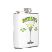 Flasques Recette de cocktail Gimlet Martini Art (Droite)