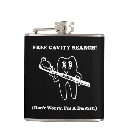 Flasques Recherche de cavité de dentiste (Devant)