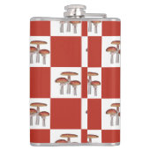 Flasques Red check with mushroom (Dos)