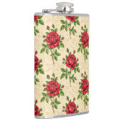 Flasques Red rose vintage pattern (Droite)