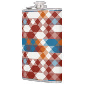 Flasques red white blue and orange geometric (Gauche)