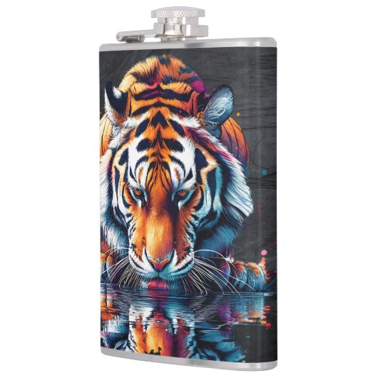 Flasques Réflexion de l'eau potable tigre (Gauche)