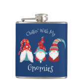 Flasques Refroidissement avec mes Gnomies Amusants Vacances (Devant)