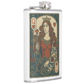 Flasques Reine des Coeurs — Portrait de rosework Art nouvea (Droite)