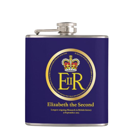 Flasques Reine Elizabeth II (Devant)