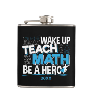 Flasques Remerciement pour un professeur de mathématiques -
